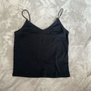Small, black, spaghetti-strap tank!